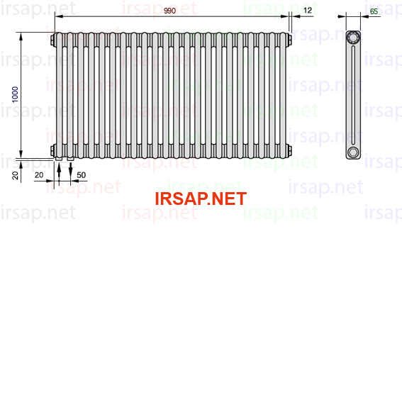 Радиатор IRSAP Tesi 21000/22 T18 CL 01